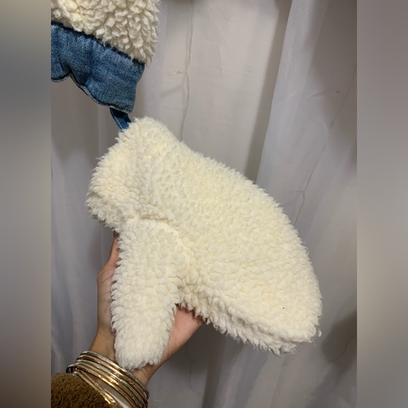 Forever 21 Jean Sherpa Jacket - Picture 9 of 10